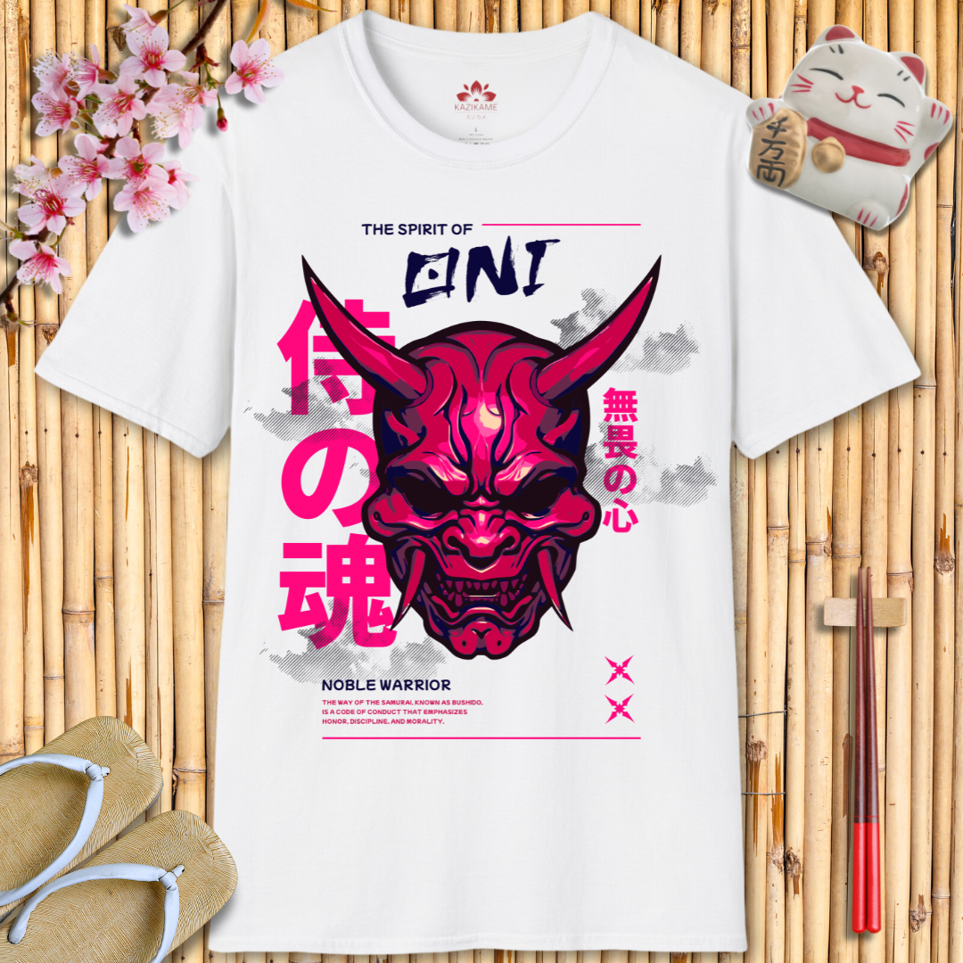 Oni Pink Unisex Softstyle T-Shirt