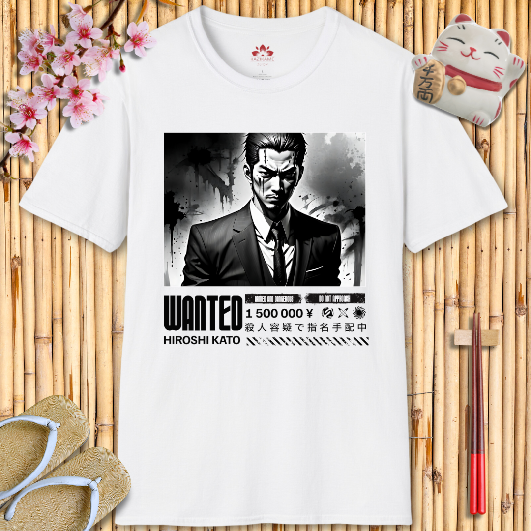 Wanted Yakuza Hitman Unisex Softstyle T-Shirt