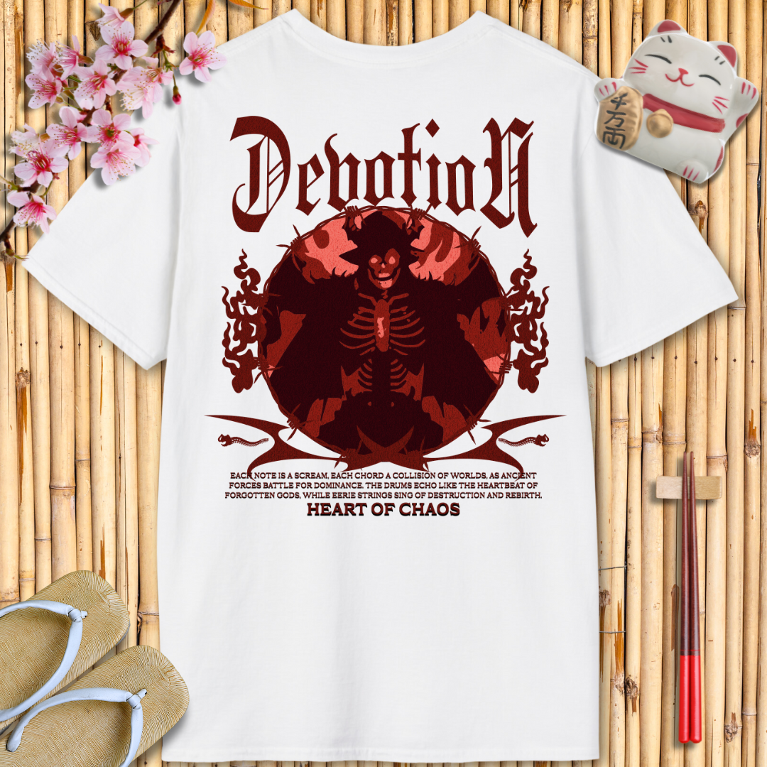 Devotion Red Back Unisex Softstyle T-Shirt