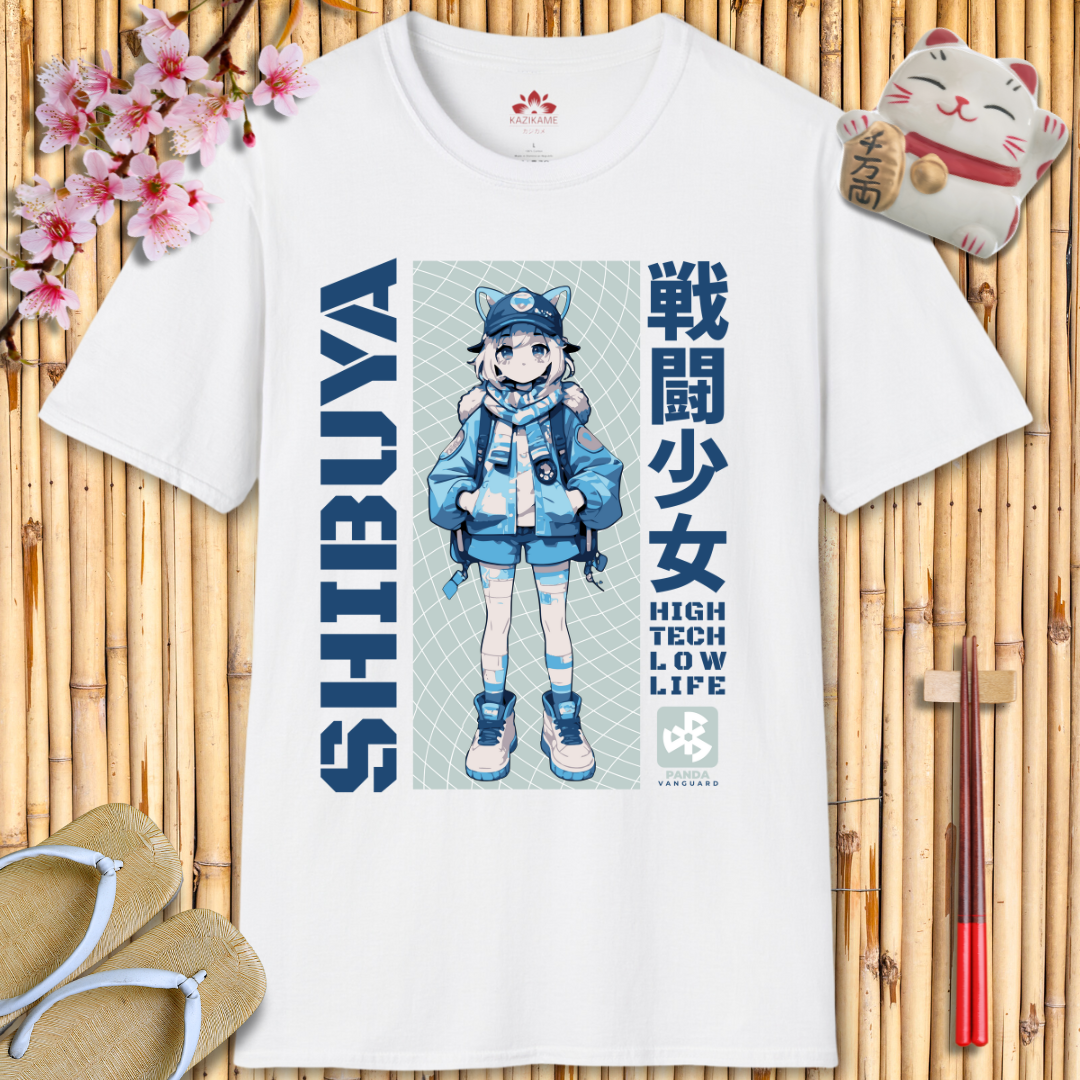 Shibuya Blue Unisex Softstyle T-Shirt