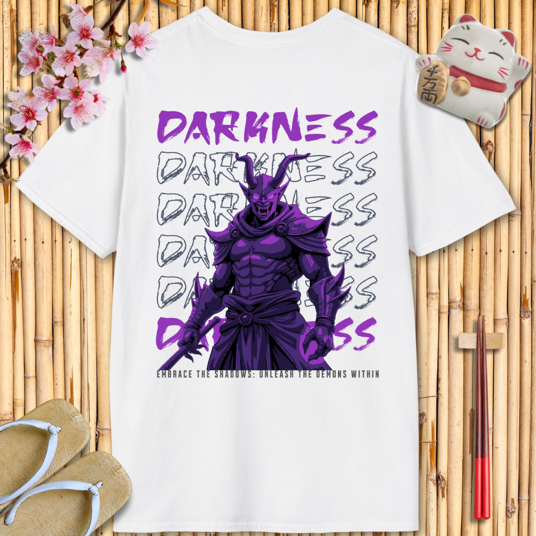 Darkness Purple Back Unisex Softstyle T-Shirt