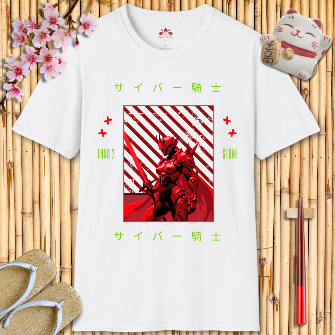 Cyber Knight Red Unisex Softstyle T-Shirt