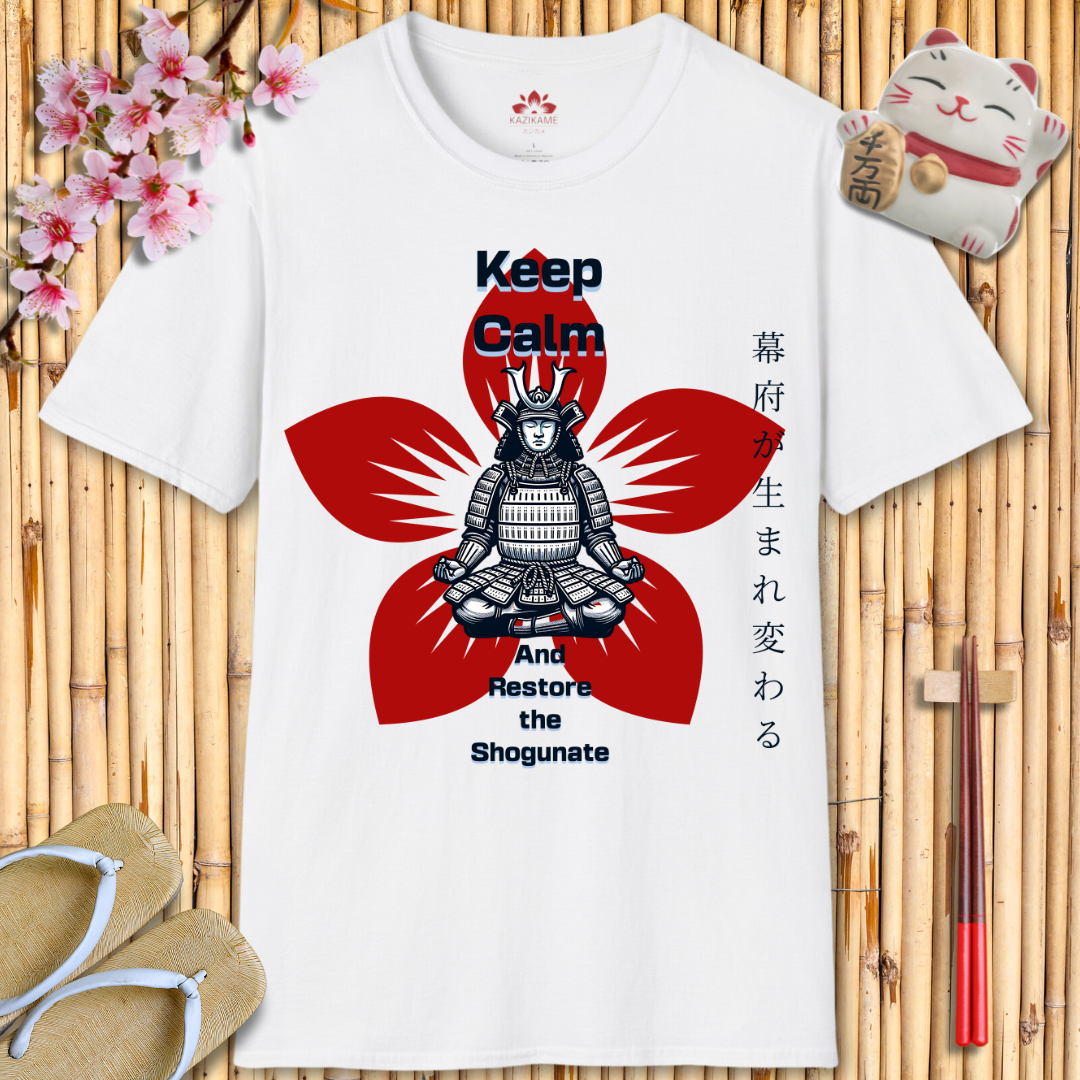 Keep Calm and Restore the Shogunate Unisex Softstyle T-Shirt