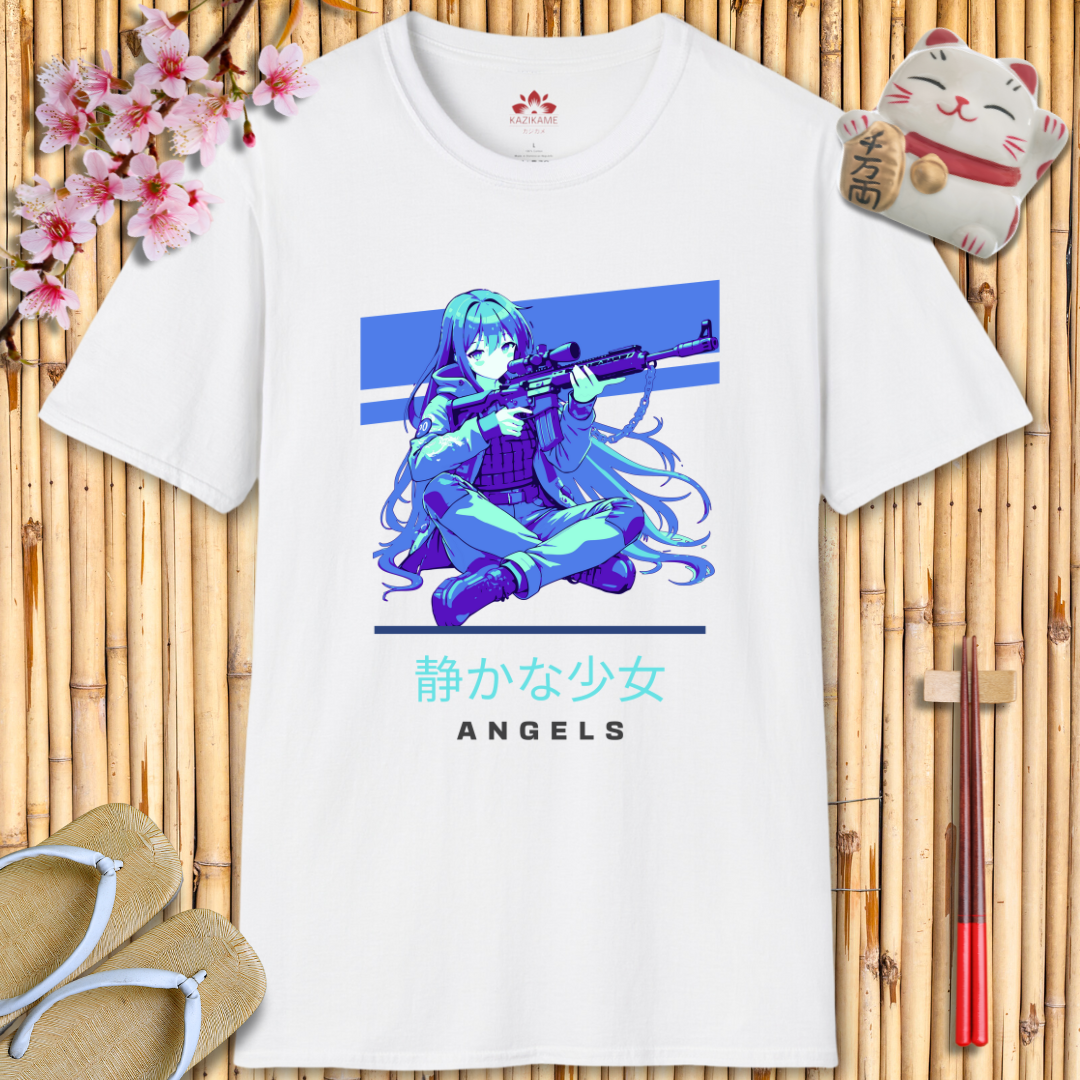 Angels blue Unisex Softstyle T-Shirt