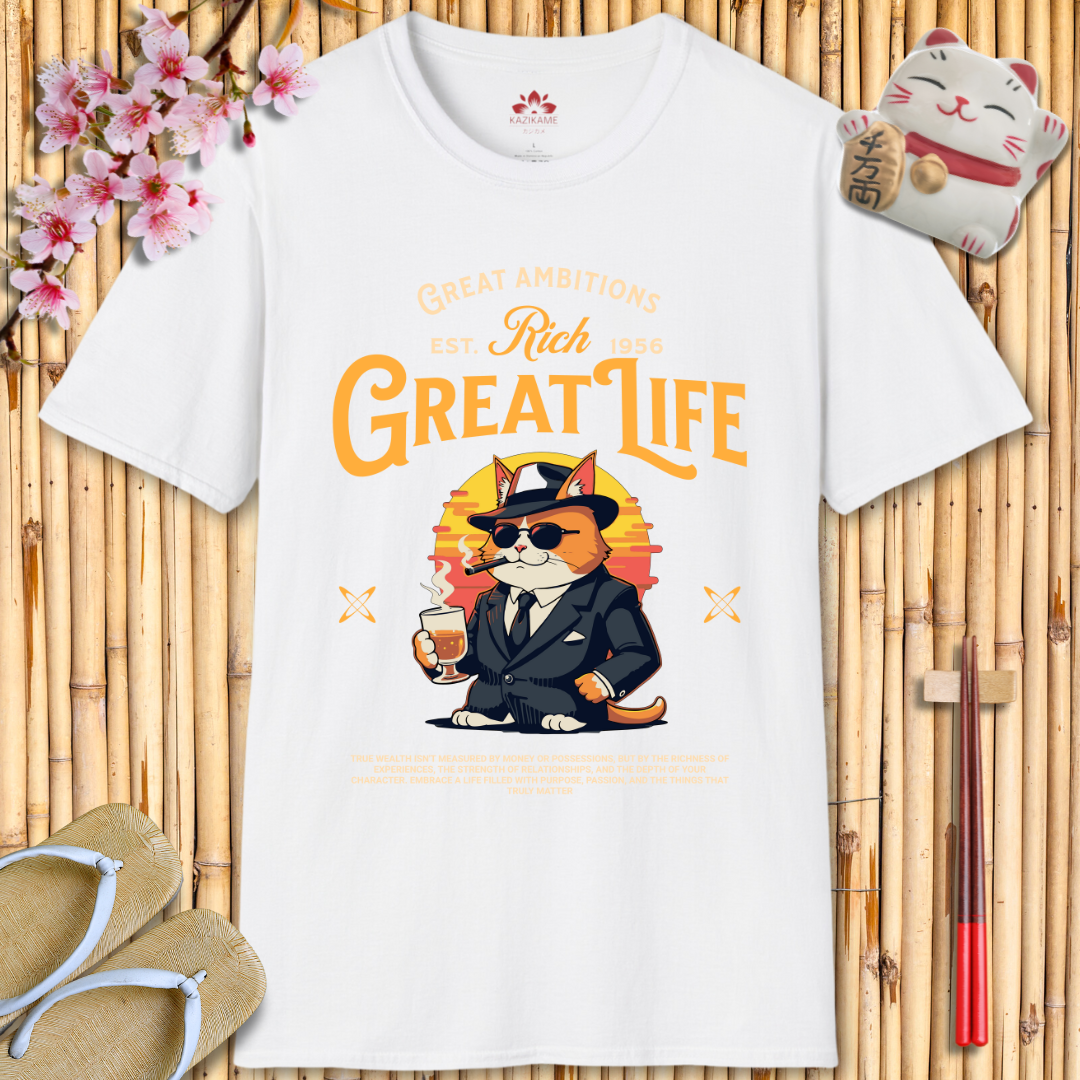 Great life cat Unisex Softstyle T-Shirt