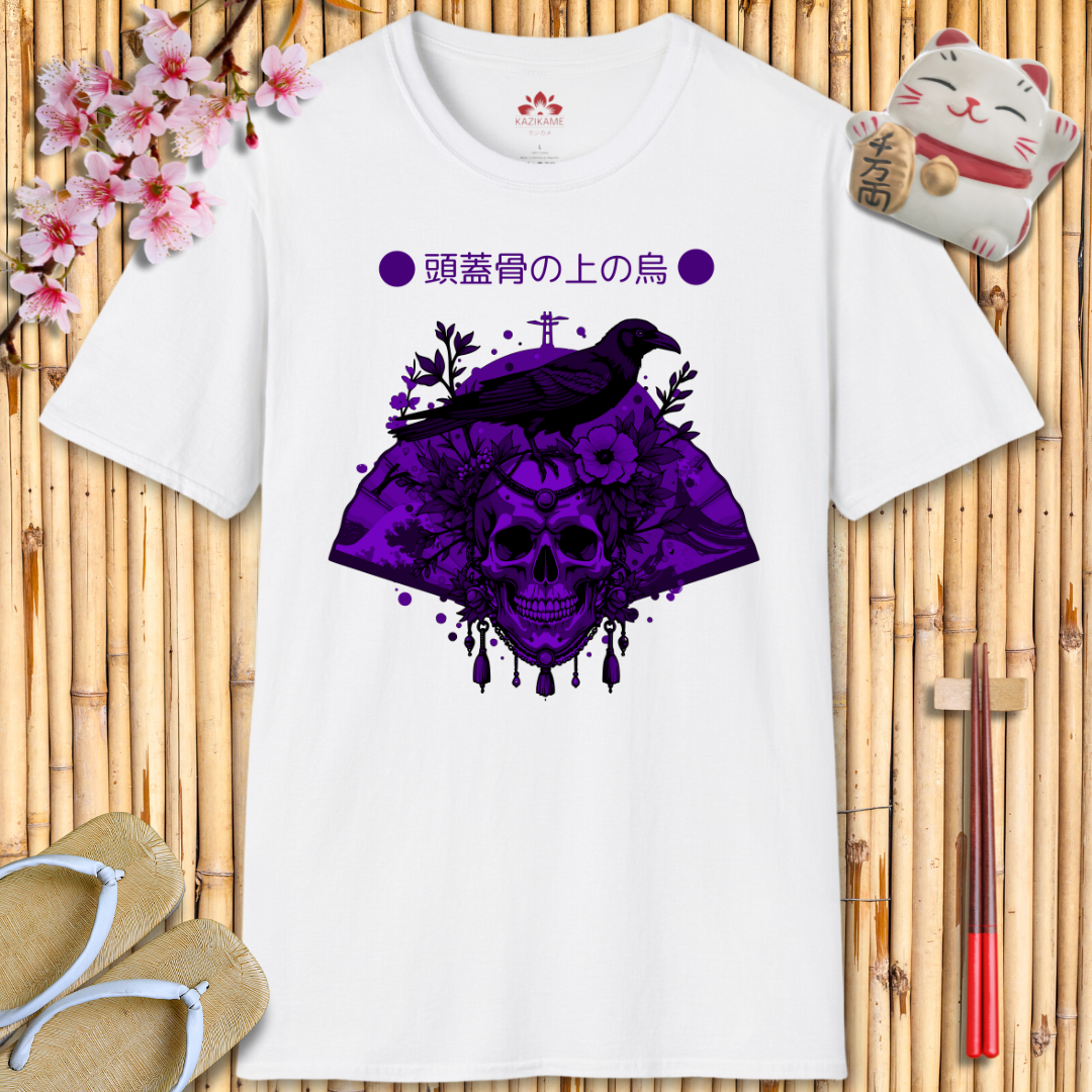 Skullhead Purple Unisex Softstyle T-Shirt