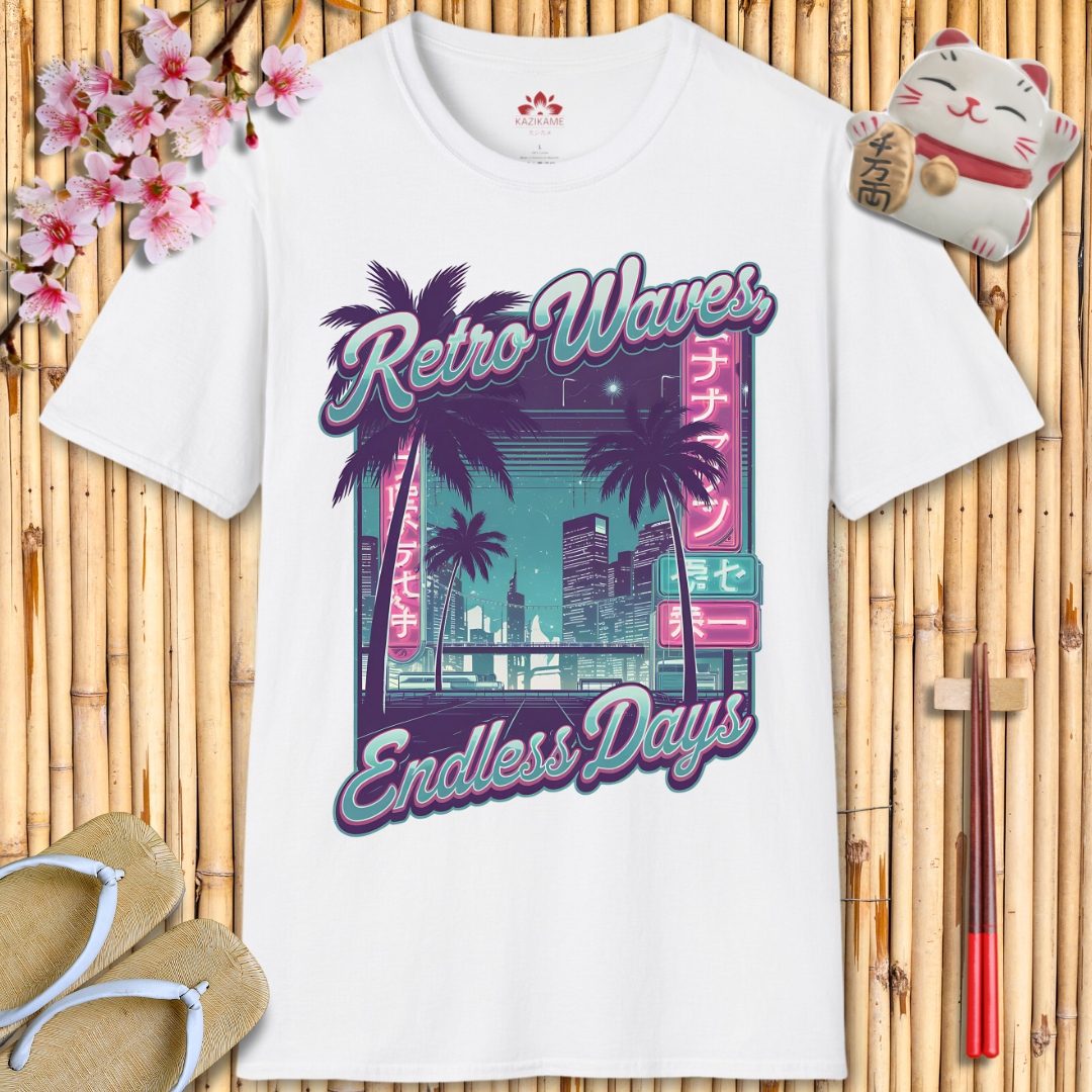 Retro Waves Unisex Softstyle T-Shirt