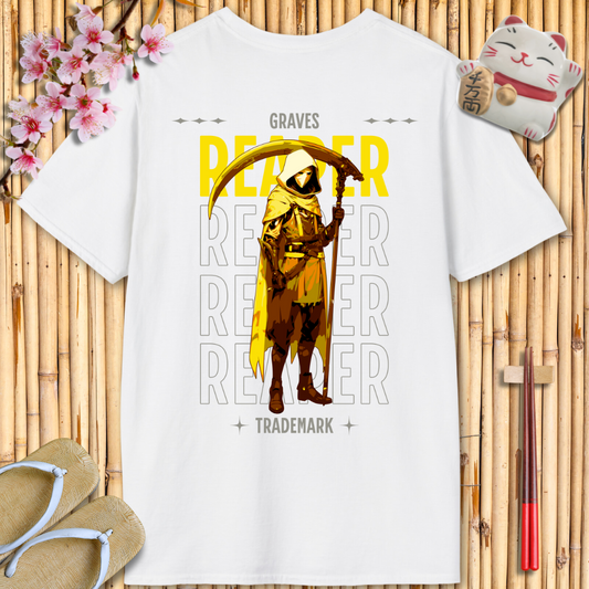 Reaper Yellow Back Unisex Softstyle T-Shirt