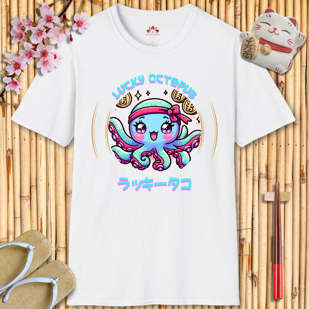 Lucky Octopus Unisex Softstyle T-Shirt