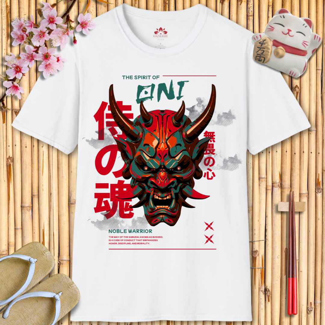 Oni Red Unisex Softstyle T-Shirt