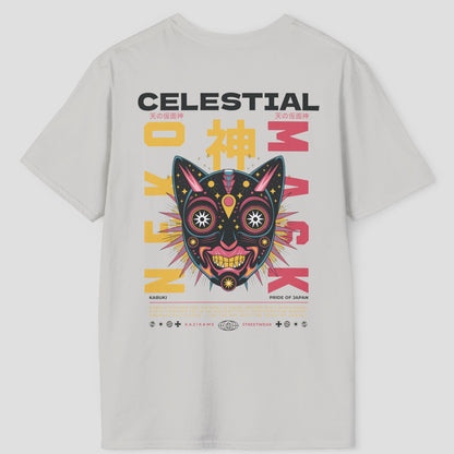 Celestial Nekomata Mask T-Shirt